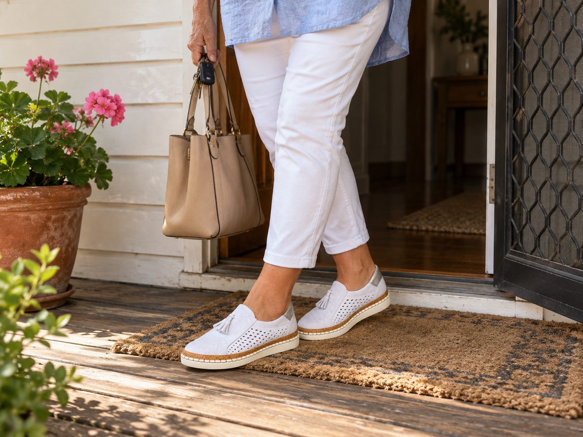 The Christine in white, our bestseller.