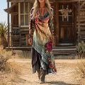 Coralina | Women's Layered Ombré Rose Maxi Dress