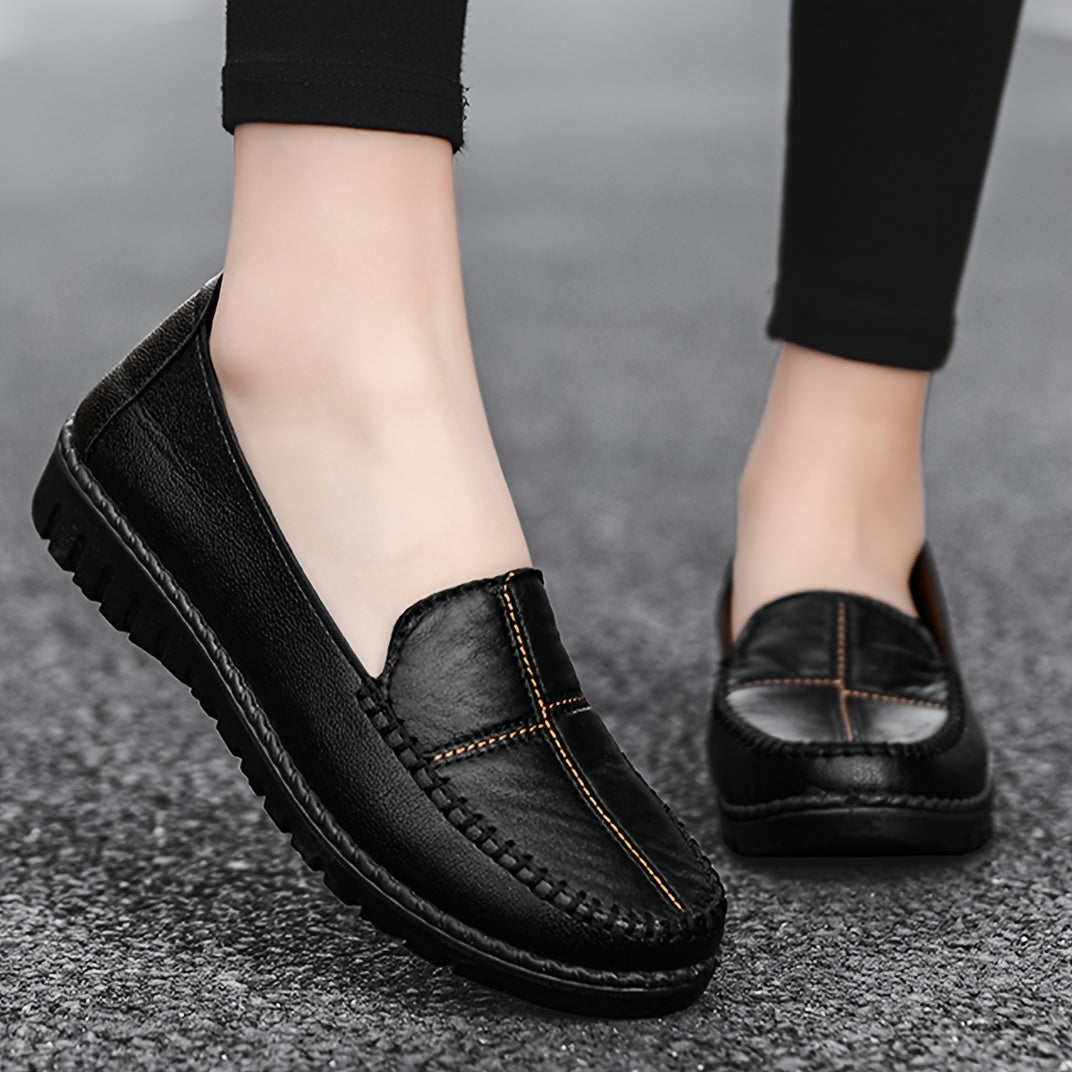 Shona Orthopaedic Stitched Penny Loafers
