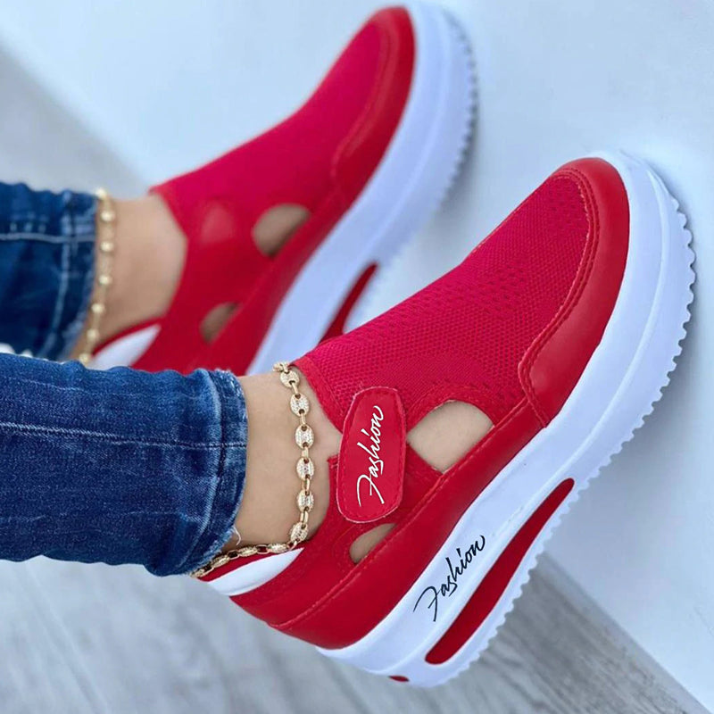 Vanessa – Orthopaedic Platform Slip-On Sneakers