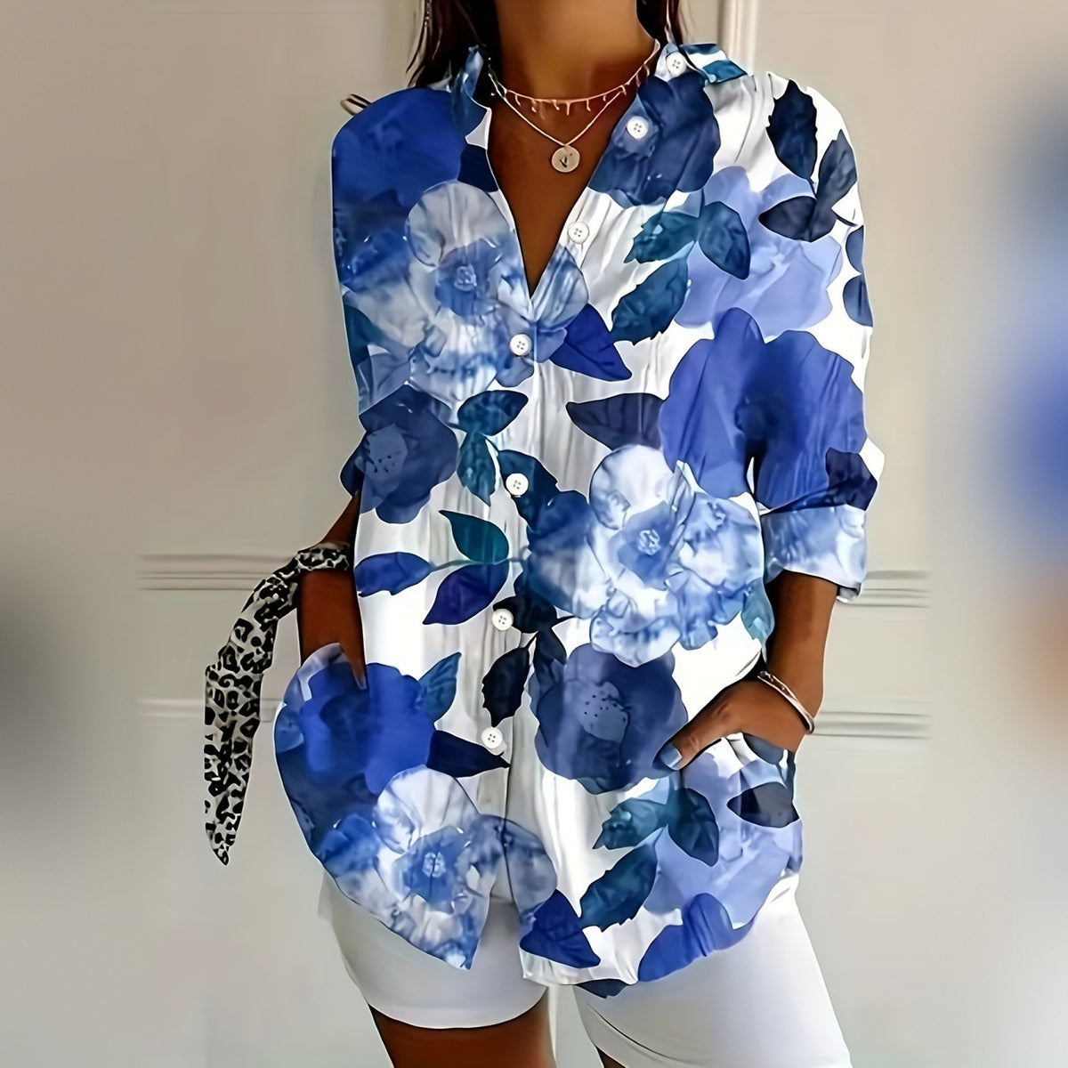 Dulcie in Blue Hydrangea
