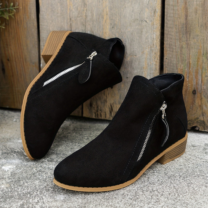 Susannah – Orthopaedic Side-Zip Ankle Boots