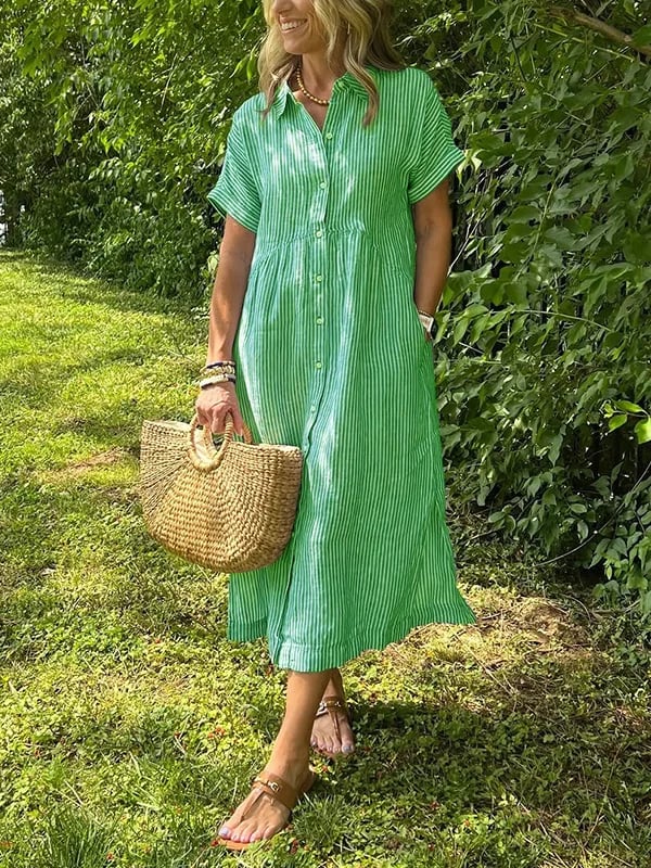 Irma dress in green