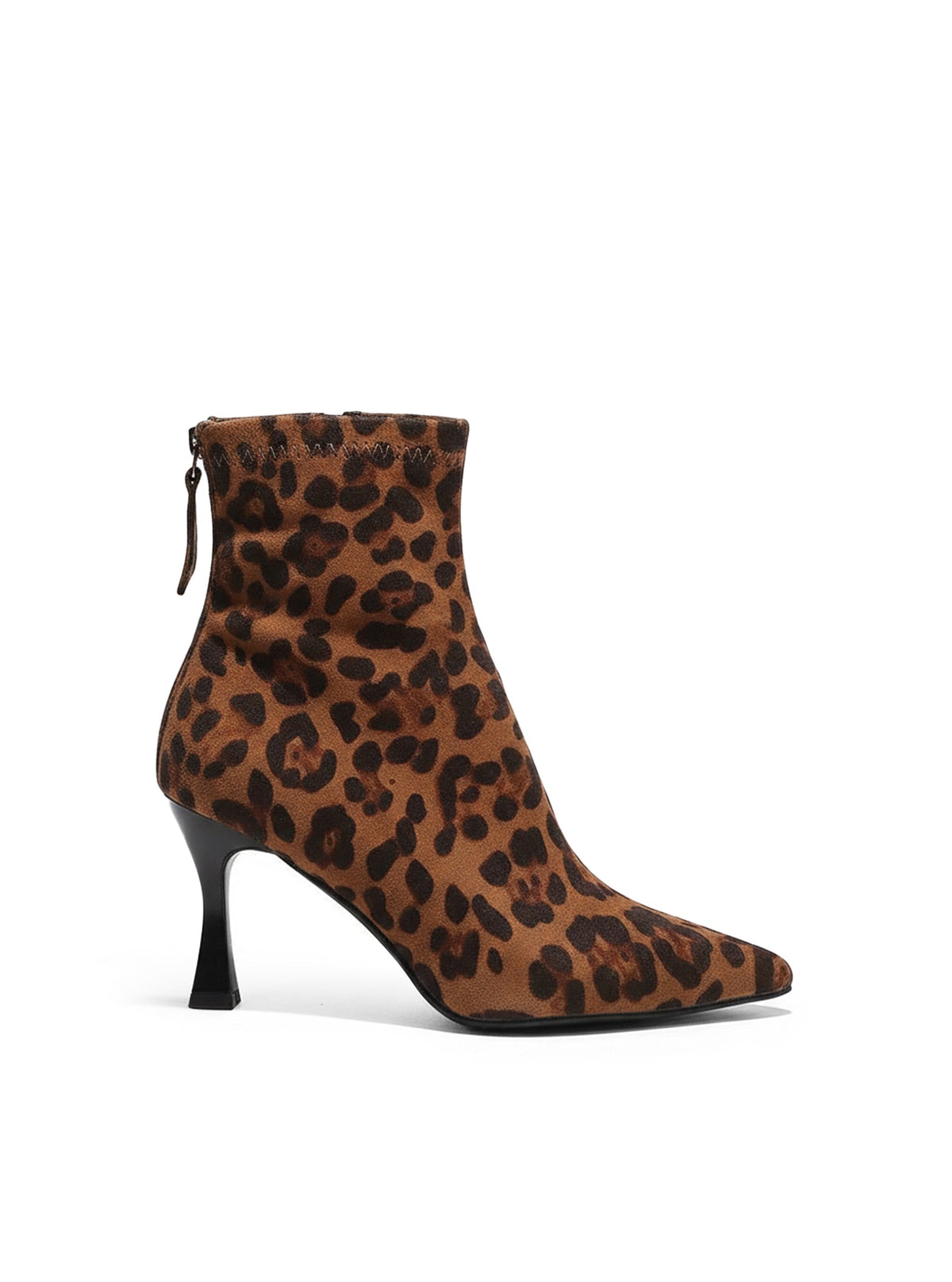 Paulette women's pointed sock ankle boots with slim heel