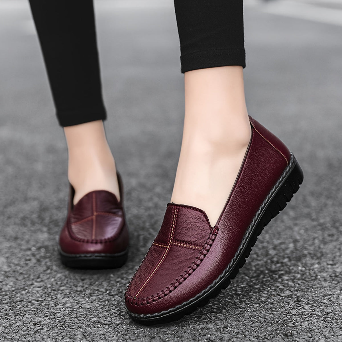 Shona Orthopaedic Stitched Penny Loafers
