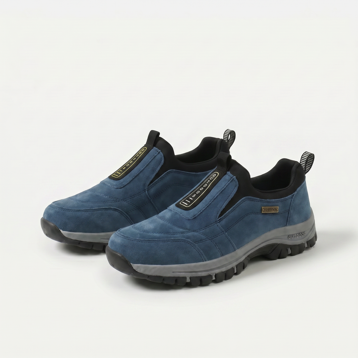 Naomi – Denim Blue Orthopaedic Waterproof Slip-On Walking Shoes