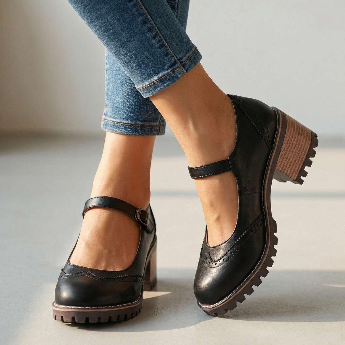 Vivienne | Heritage Brogue Mary Janes