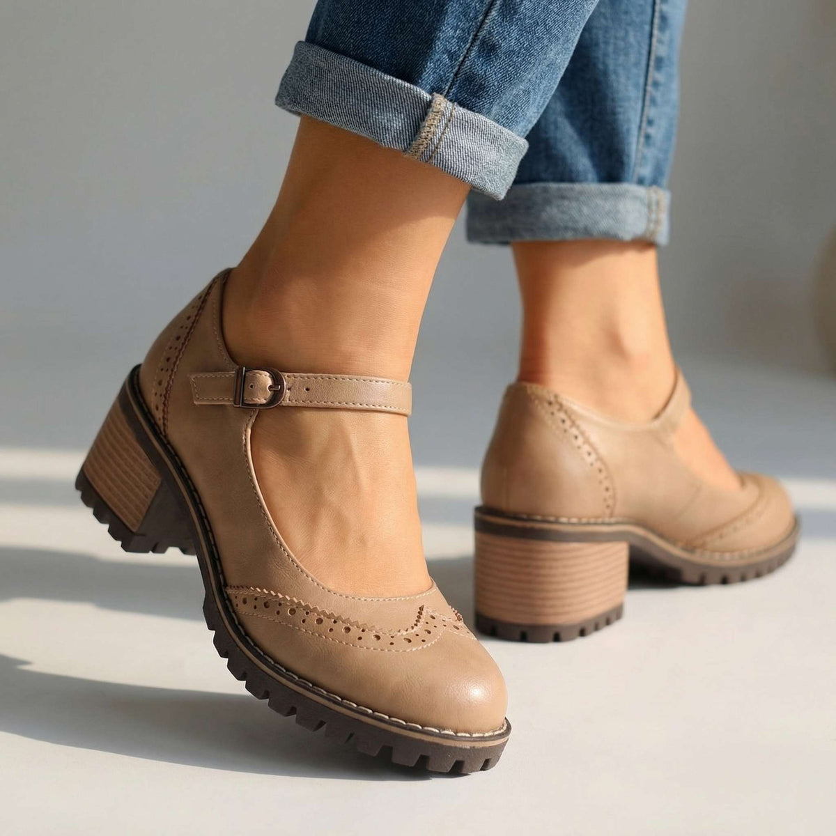 Vivienne | Heritage Brogue Mary Janes