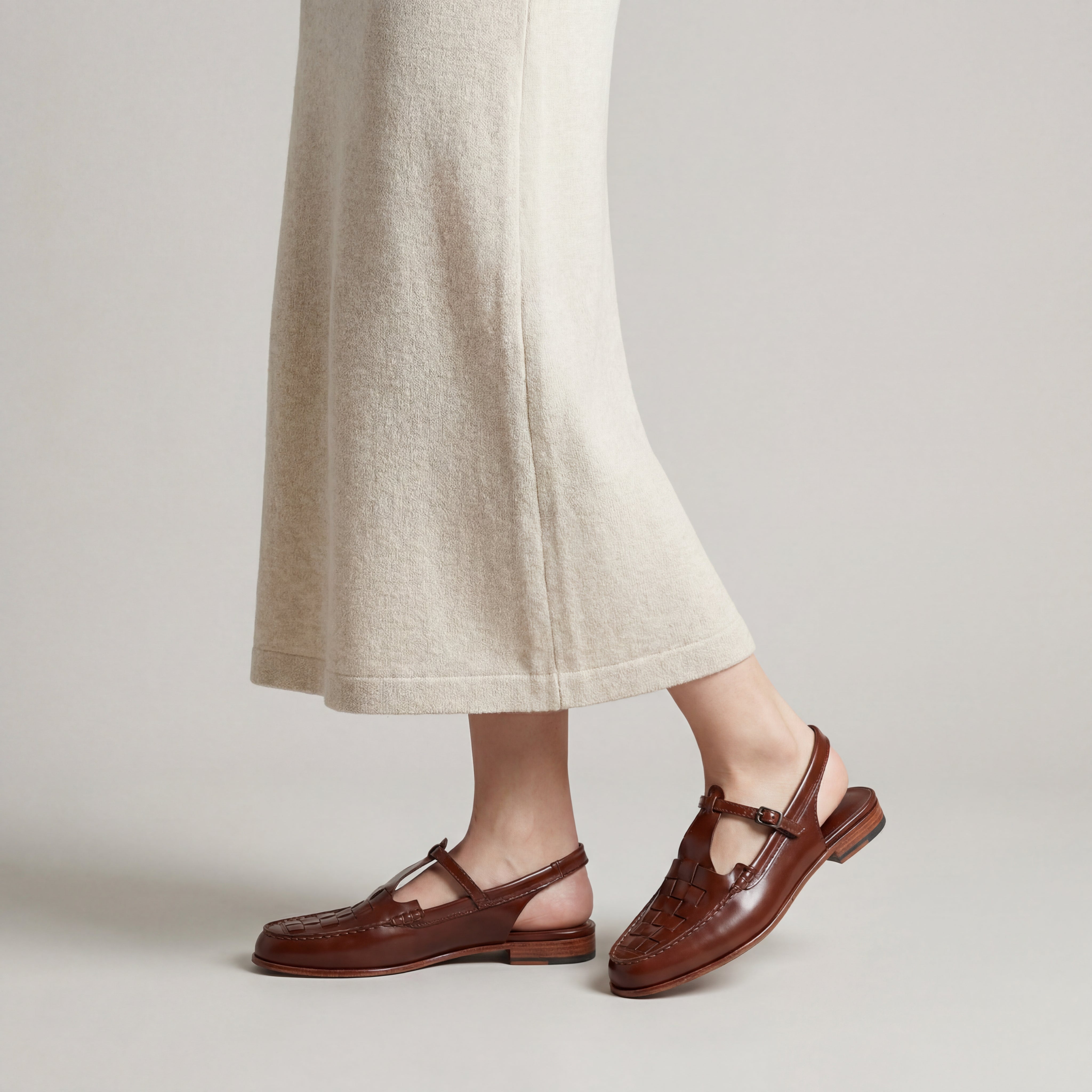 Palermo | Braided Slingback Loafers