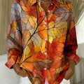 Melrose | Women's Vintage Botanical Print Button Shirt