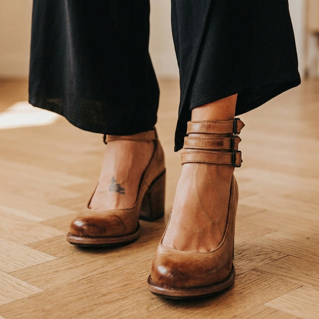Roberta | Buckle Heeled Shoe