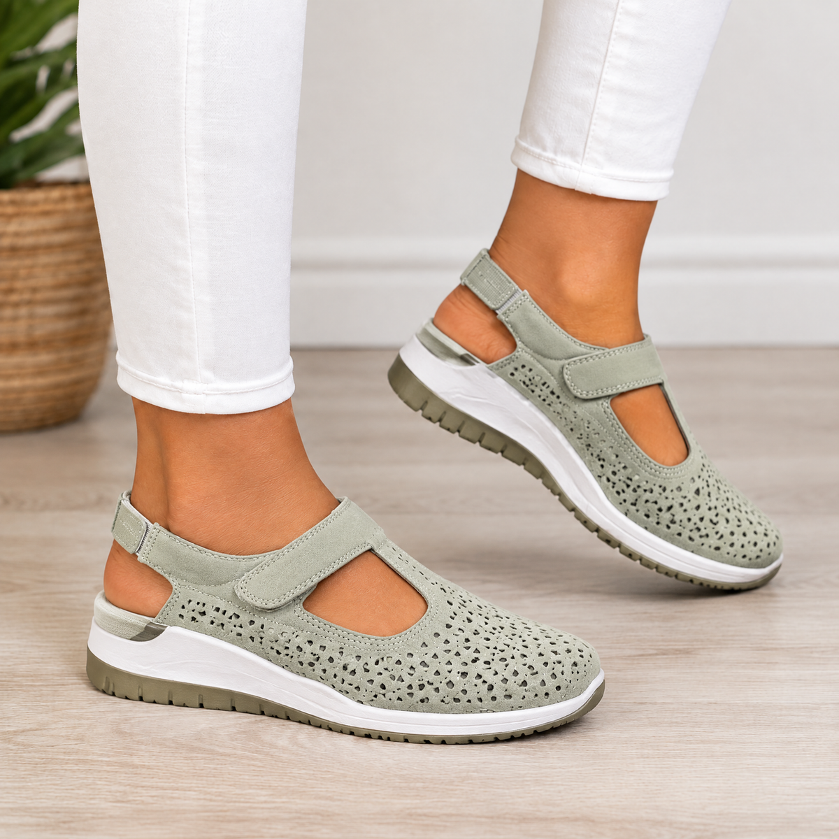 Sienna™ | Orthopedic Comfort Wedges - Green