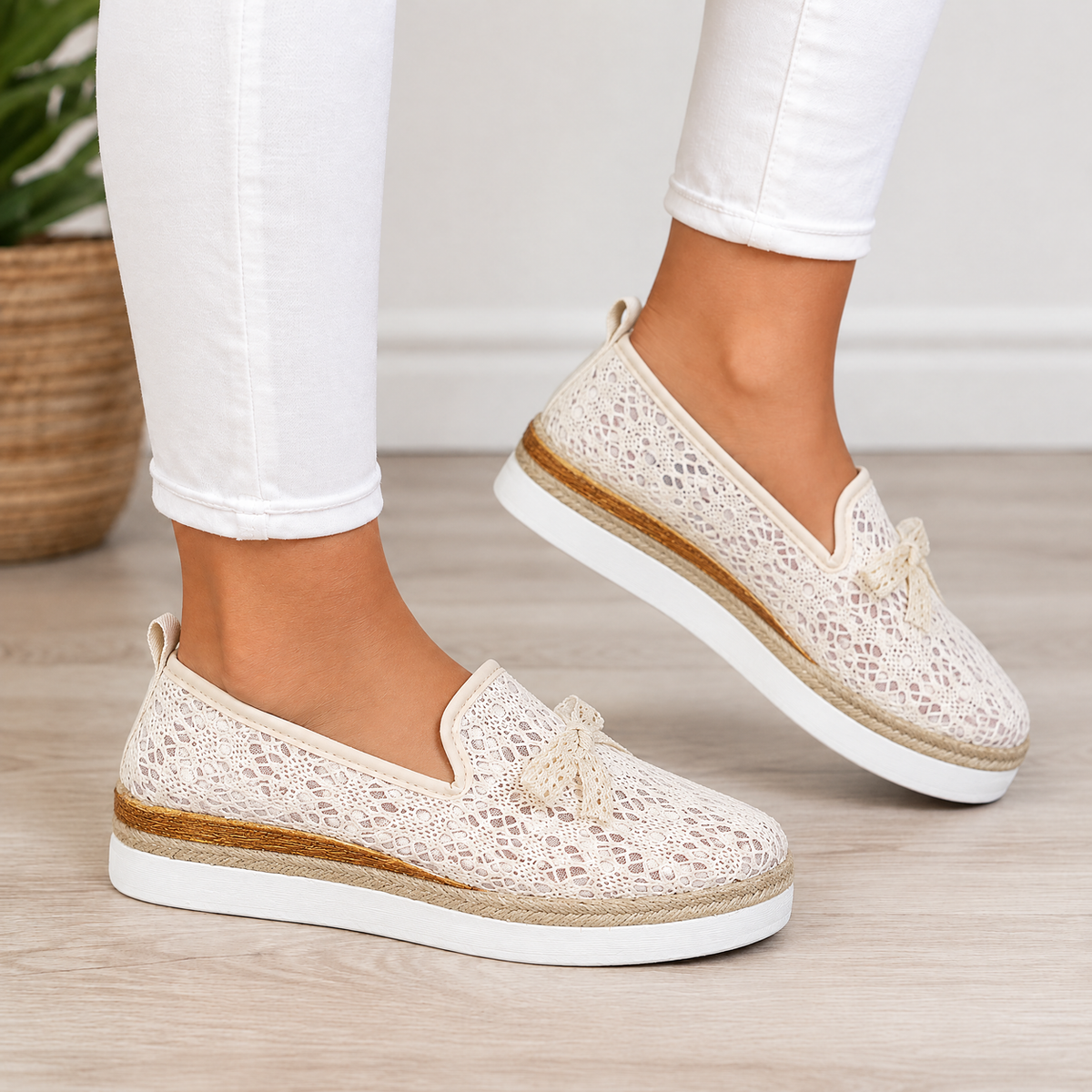 Pippa™ | Orthopedic Comfort Wedges - Beige