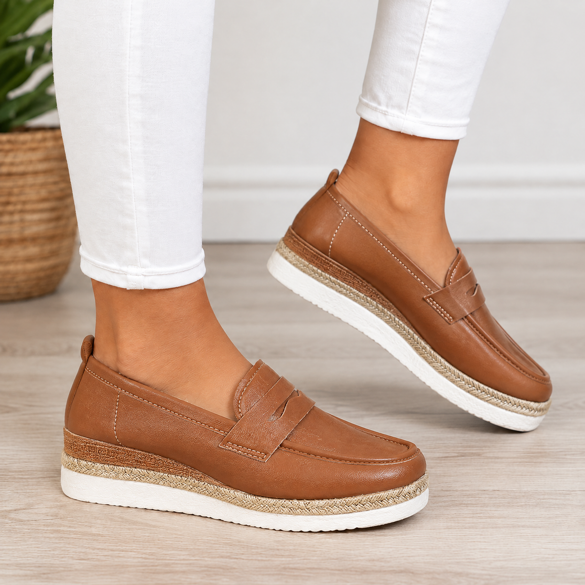 Hattie™ | Orthopedic Comfort Wedges - Brown