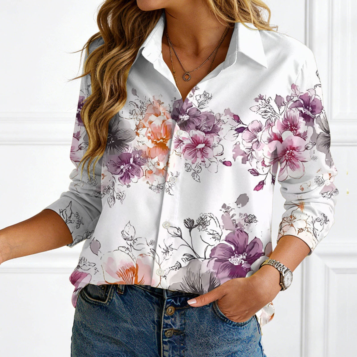 Hyacinth in White Lilac Floral