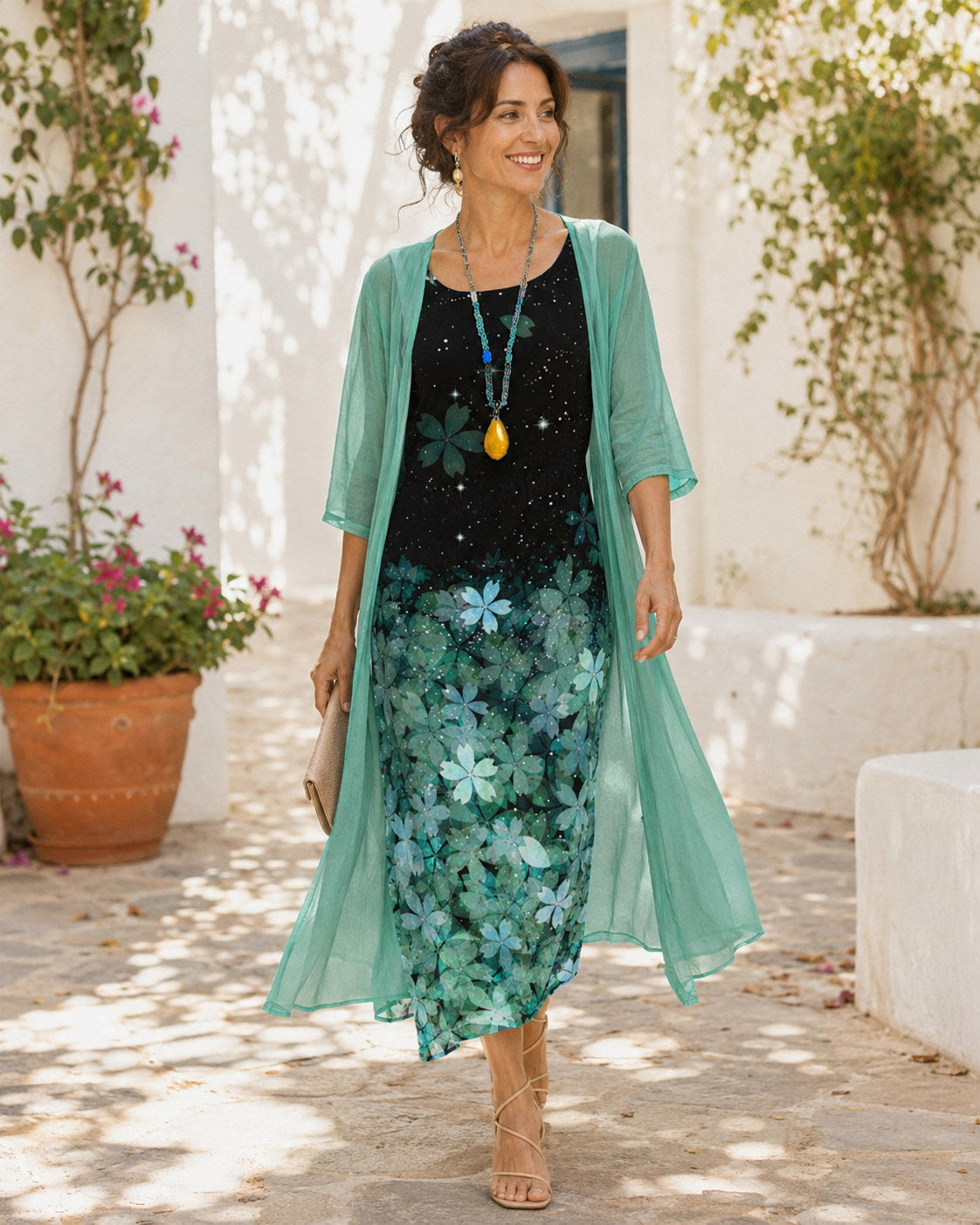 Marika | Ombre Flowing Occasion Set