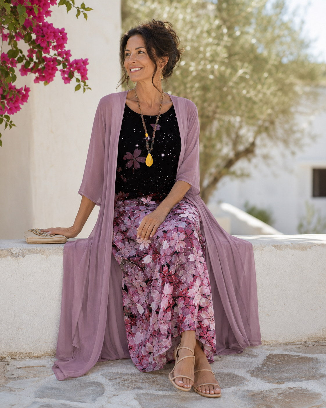 Marika | Ombre Flowing Occasion Set