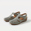 Sharon | Women's Orthopaedic Closed-Toe Cut-Out Wedge Sandals