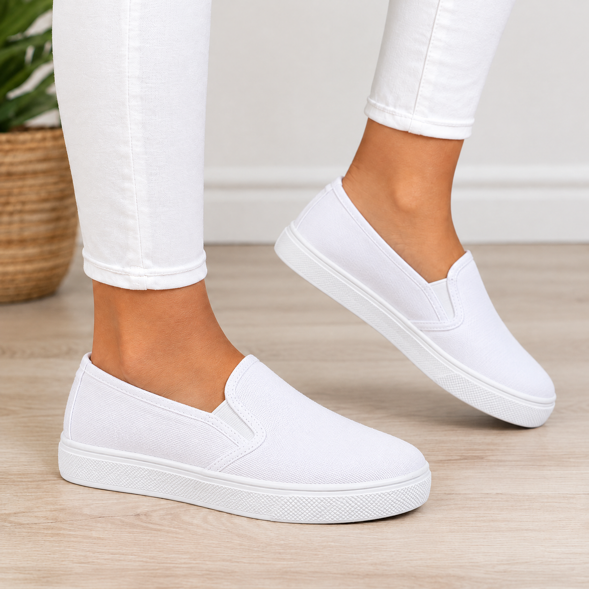 Marlowe Orthopedic Comfort Loafers - White