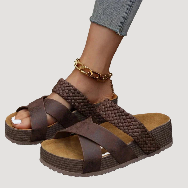 Rosalie™ | Orthopaedic leather sandals