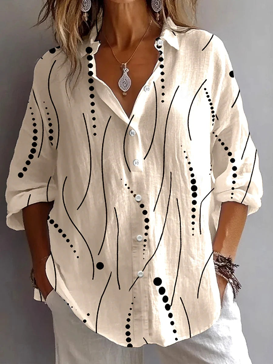 Kristen™ | Artistic Everyday Comfort Blouse