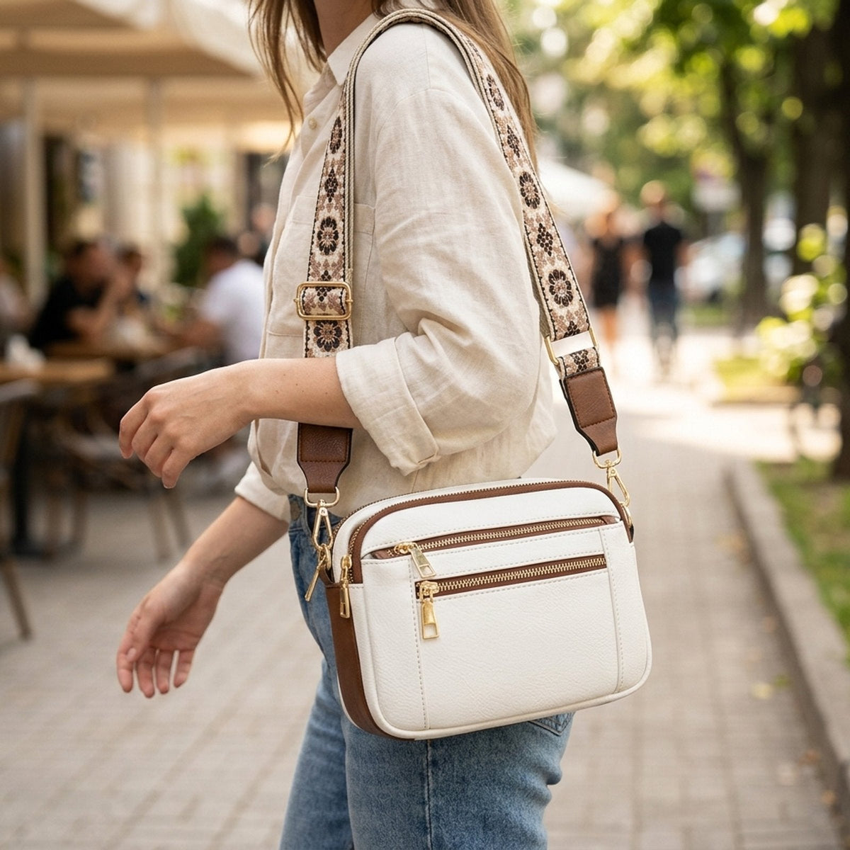 Hannelore | Adjustable Shoulder Bag with Crossbody Strap