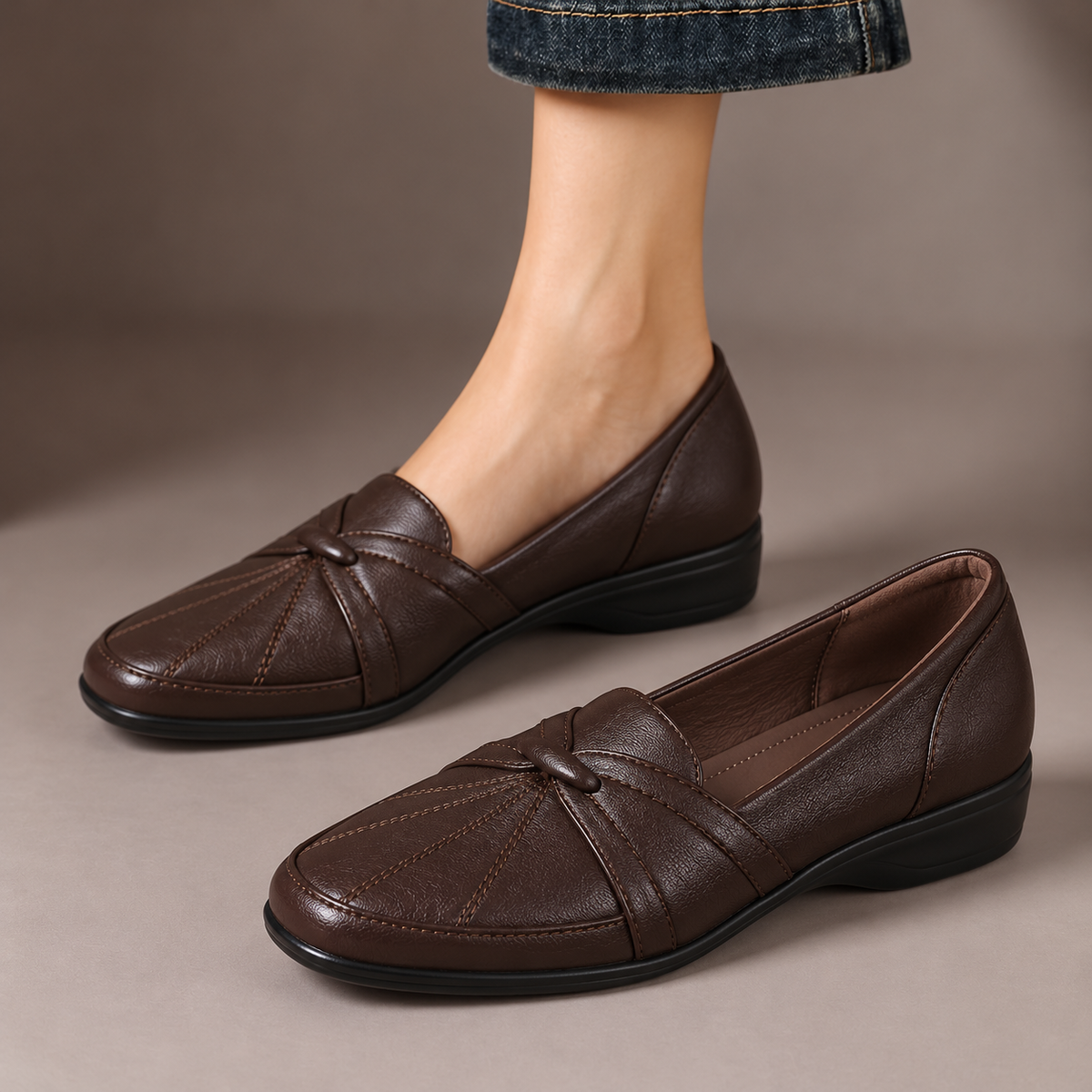 Corinna Orthopaedic Knot Detail Comfort Loafers