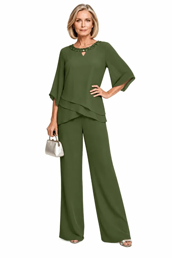 Scarlett | Loose-Fit Formal Pant Set