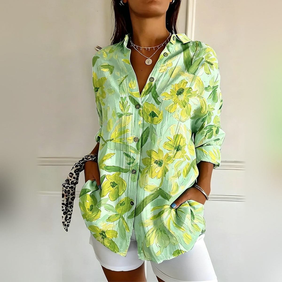 Sorrel in Lime Floral