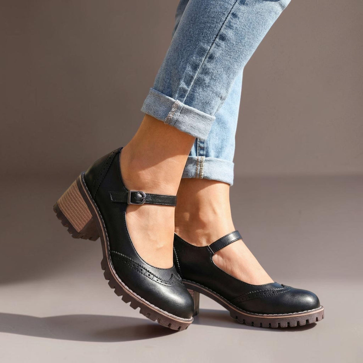 Vivienne | Heritage Brogue Mary Janes