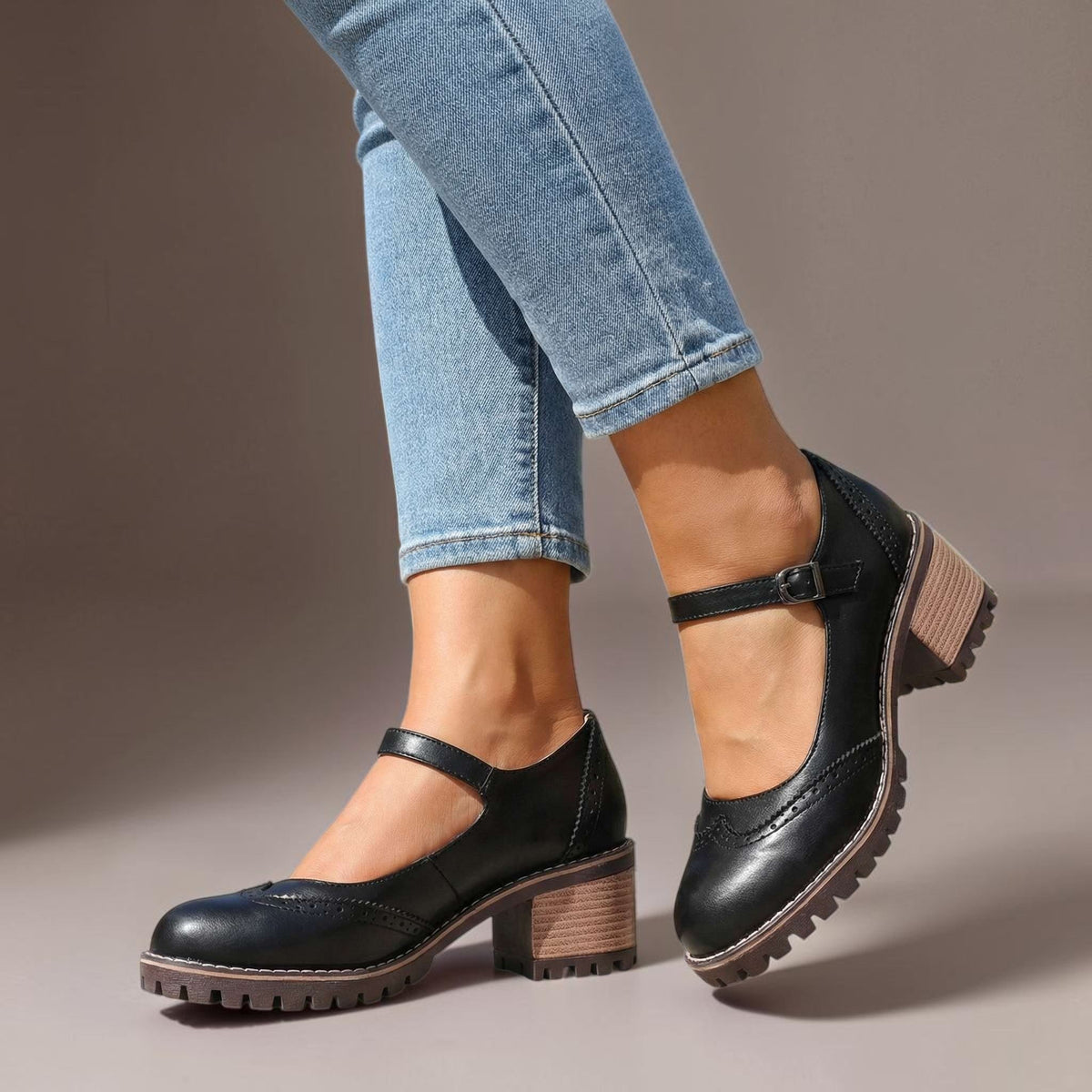 Vivienne | Heritage Brogue Mary Janes