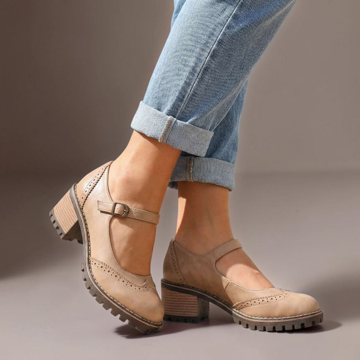 Vivienne | Heritage Brogue Mary Janes