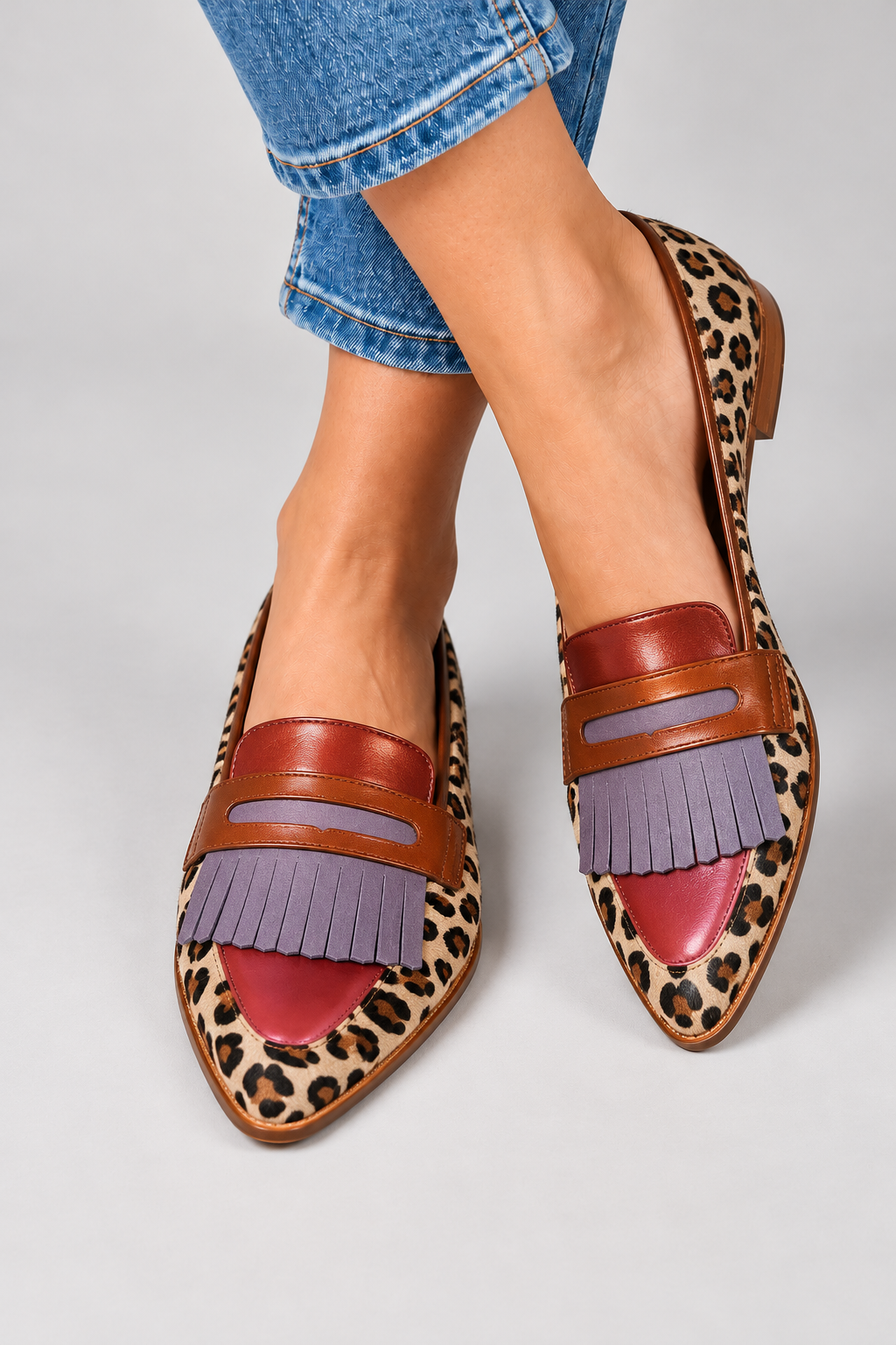 Chiara Moccasins Glossy Effect