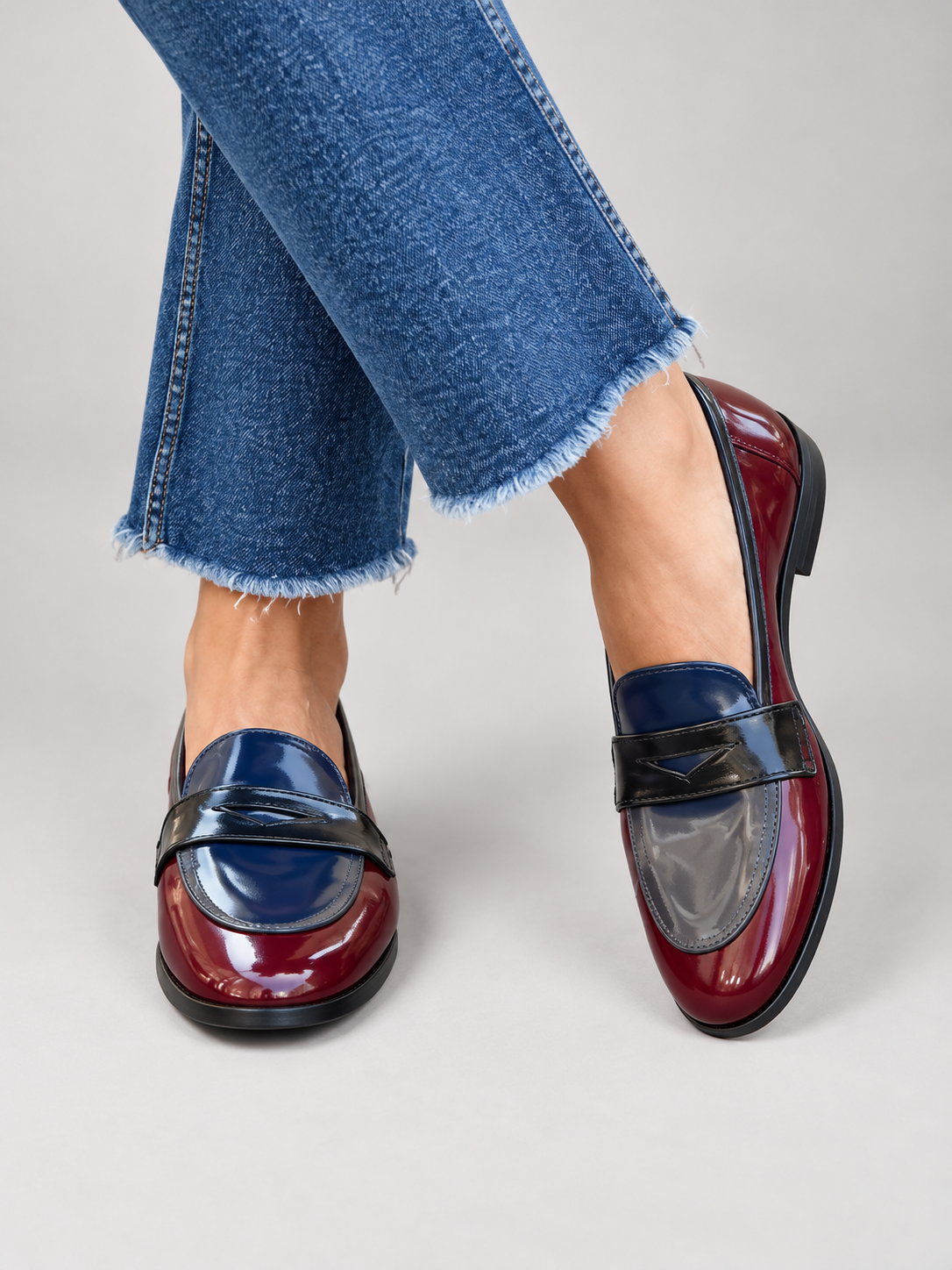 Emeryn Tricolor Loafers