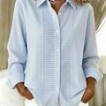 Norelle | Women's Casual Striped Button-Front Shirt